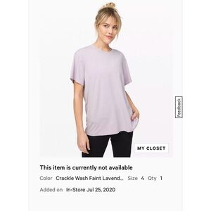 Lululemon All Yours Boyfriend Tee
